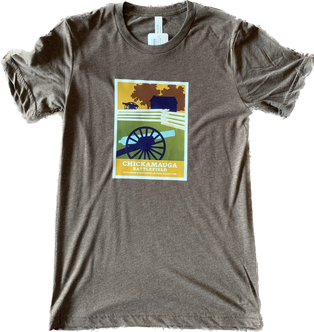Chickaumaga National Parks T-Shirt - Brown Triblend