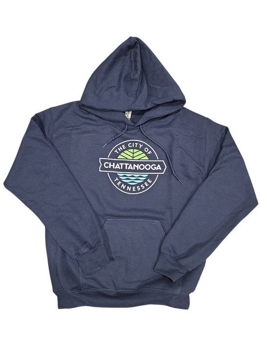 City of Chattanooga Navy Hoodie Full Color