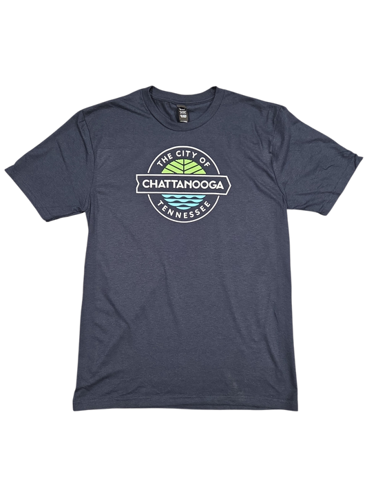 City of Chattanooga Navy T-Shirt Full Color