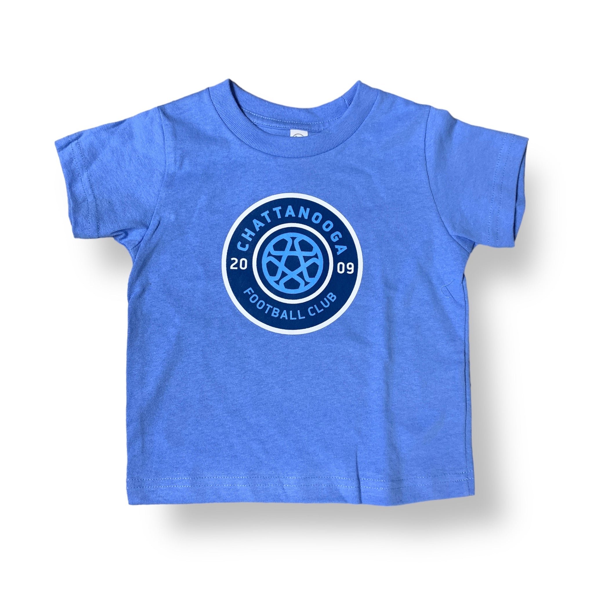 Toddler Tricolor Crest T-Shirt (Sky)