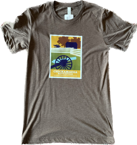 Chickaumaga National Parks T-Shirt - Brown Triblend