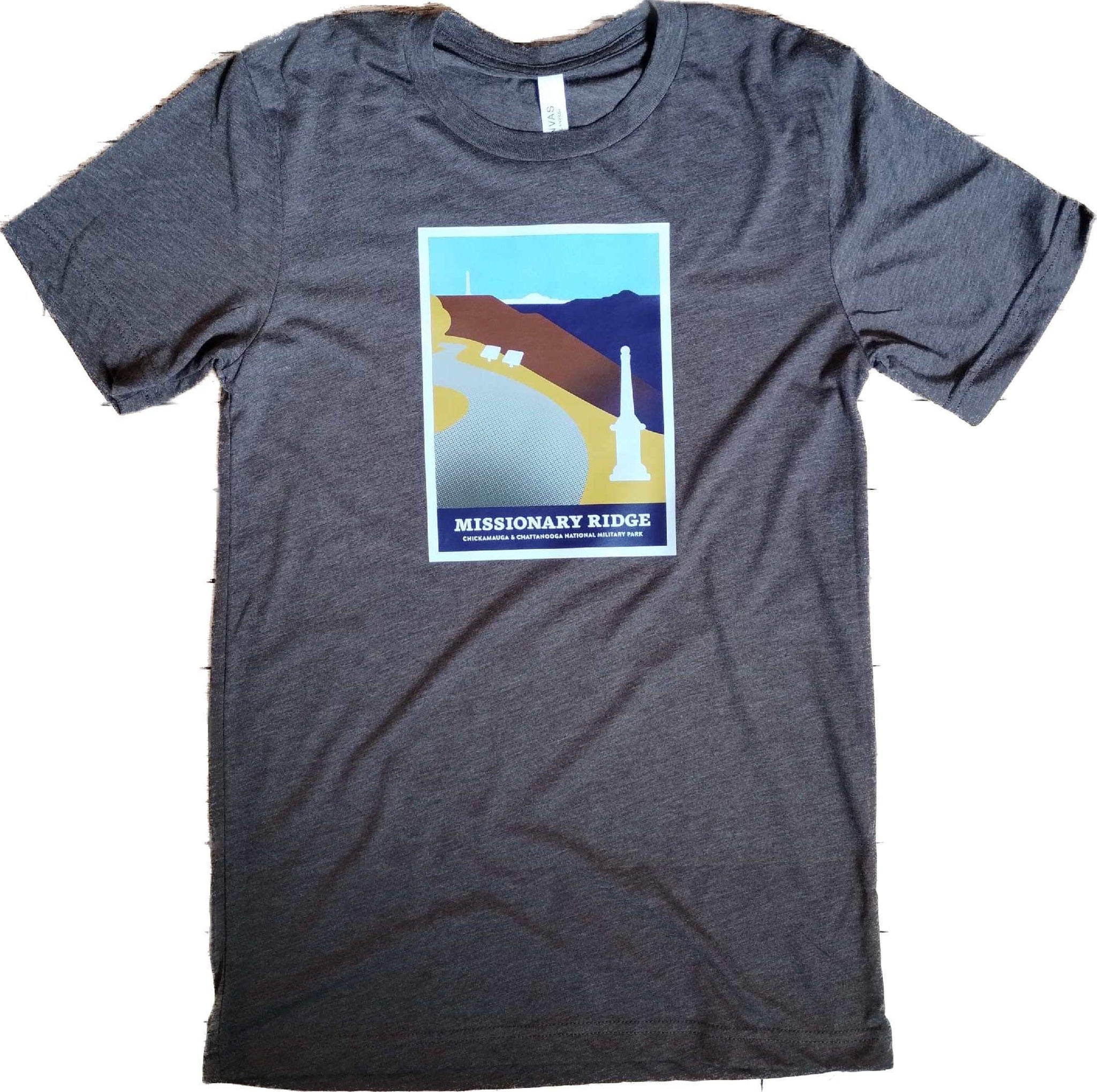 Missionary Ridge National Parks T-Shirt - Asphalt Triblend