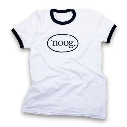Noog Oval Ringer - White