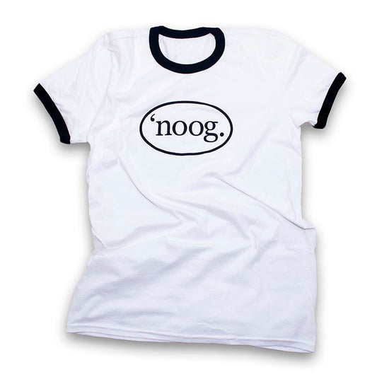 Noog Oval Ringer - White