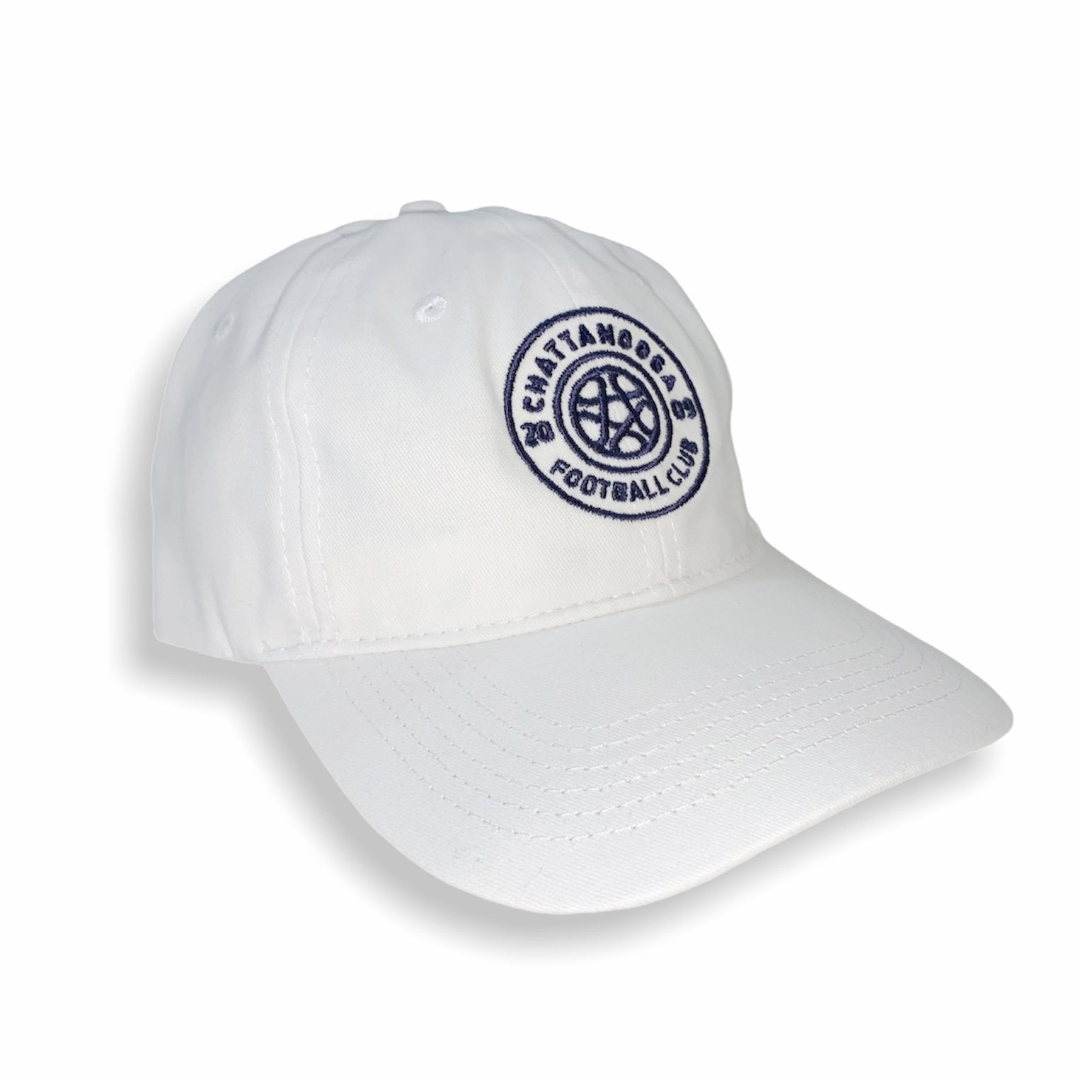 Cap (White - Brushed Twill)