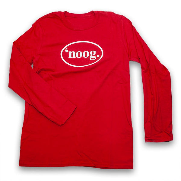 Noog Oval Long Sleeve - Cherry Red