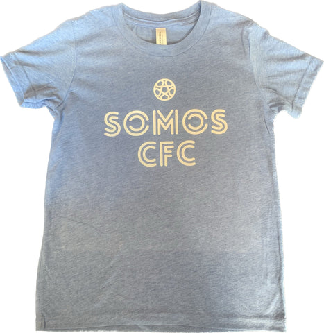 Youth Somos CFC T-Shirt (Blue Tri-Blend)