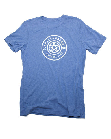 Antiqued Logo T-Shirt (Blue Tri-Blend)