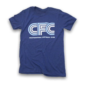 Retro CFC Logo Bella Unisex T-shirt (Navy)