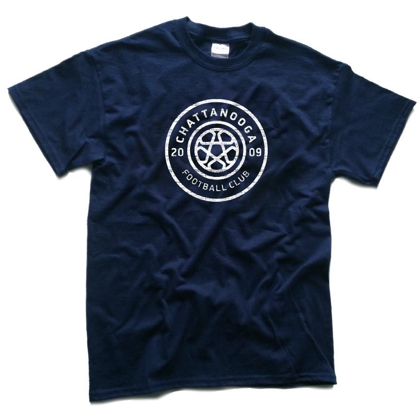 Youth Antiqued Logo T-shirt (Navy)