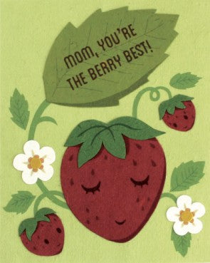 Berry Best Mom Greeting Card