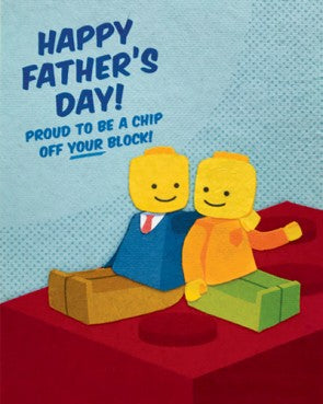 Chip Off Your Block Greeting Card
