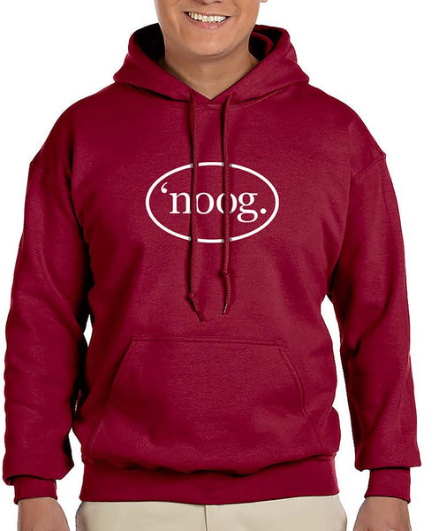 Noog Oval Pullover Hoodie - Cardinal Red