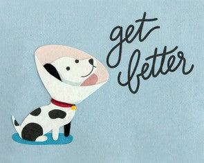 Get Better Dog Greeting Card