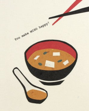 You Make Miso Happy Greeting Card