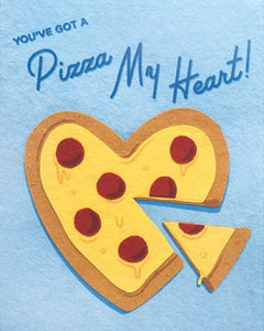 Pizza My Heart Greeting Card