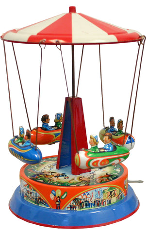 Carousel with Rocket Ships